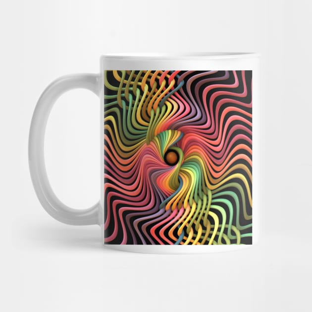 Trippy Helix Mandala by lyle58